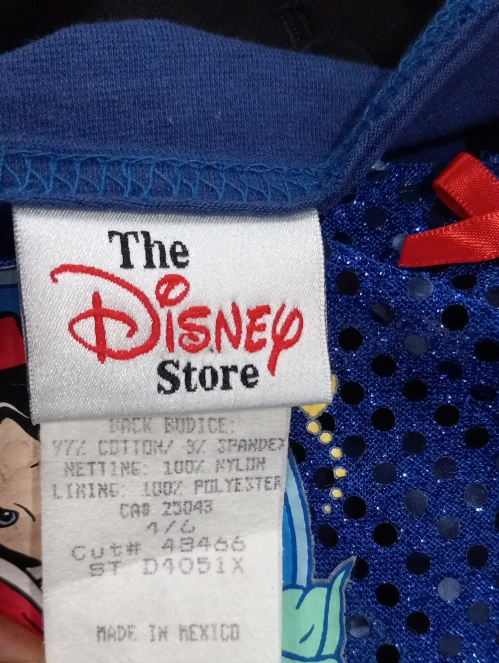 Disney Princess Snow White Sequin Dress in Blue, Red & Yellow - Picture 10 of 12